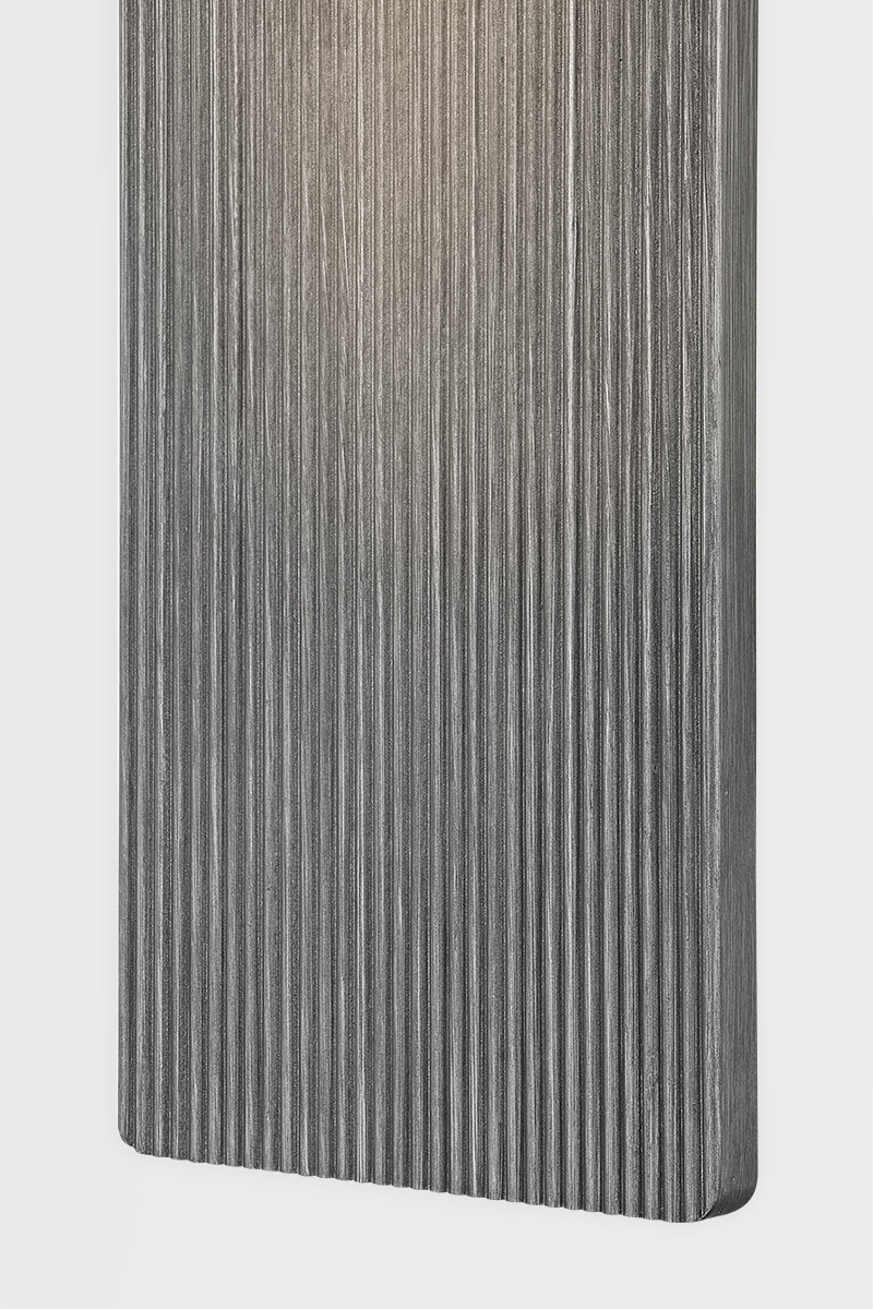 1-Light Outdoor Light, Graphite, 17" H x 6.75" W x 3.5" D
