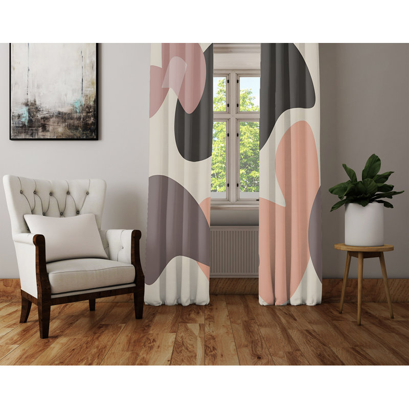 Rideau en polyester Hardwicke, L 40 po x L 52 po