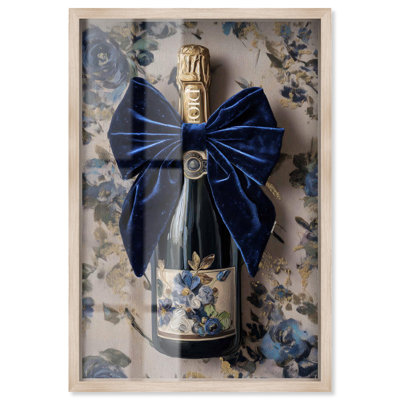 «Blue Velvet Champagne Glam» par Art Remedy