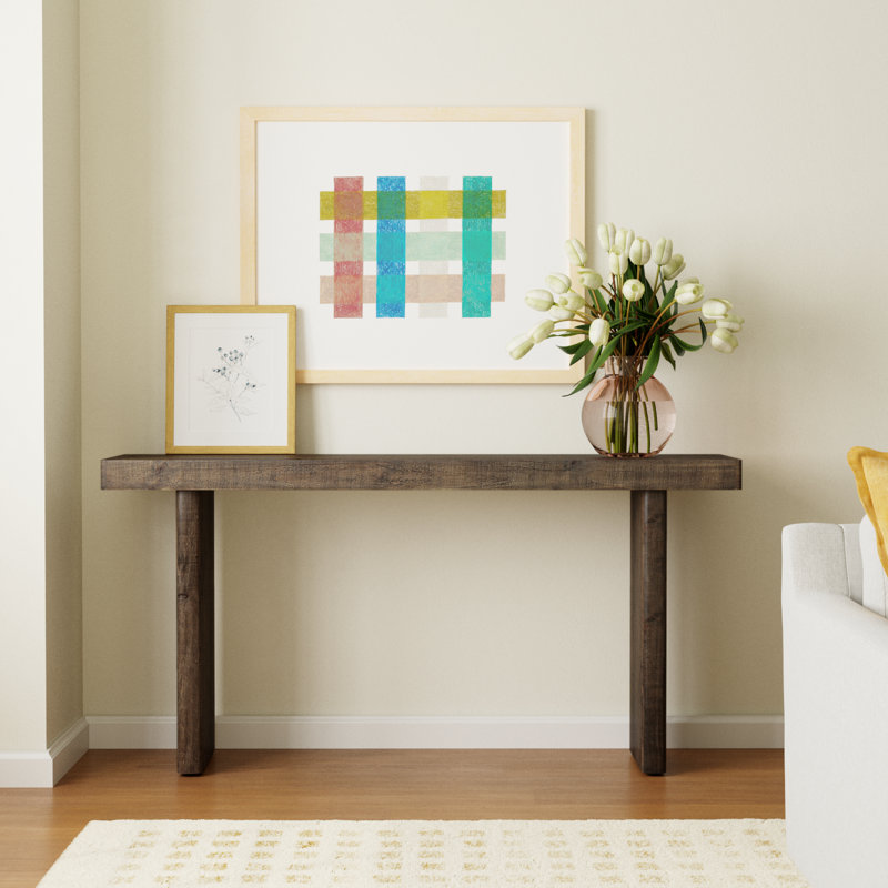 Thompkins 60'' Solid Wood Console Table, Brown