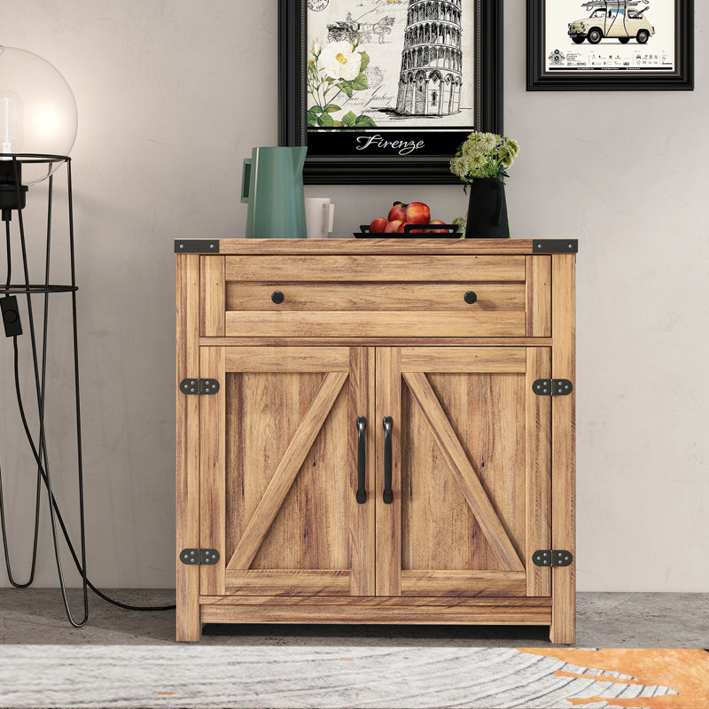 Cabinet décoratif, Jaune noyer