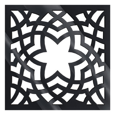 Panneaux muraux décoratifs en acrylique Paris, petit, l 11 3/8 po x H 11 3/8 po x T 1/8 po, noir