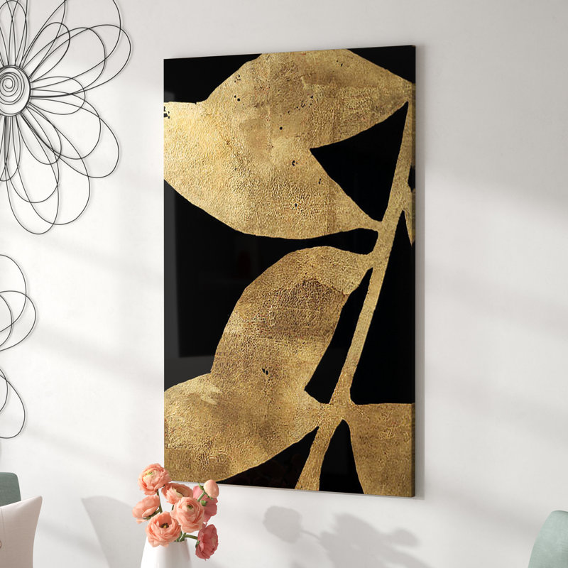 «Gilded II» par PI Studio - impression sur toile tendue, H 26 po x l 18 po x P 1,5 po