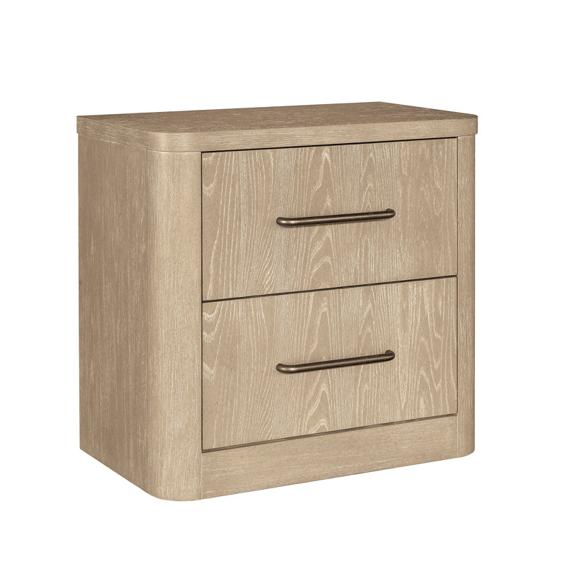 Table de chevet 2 tiroirs Hedrick