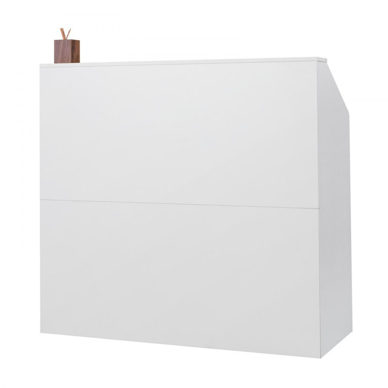 Rectangle Manufactured Wood Reception Desk