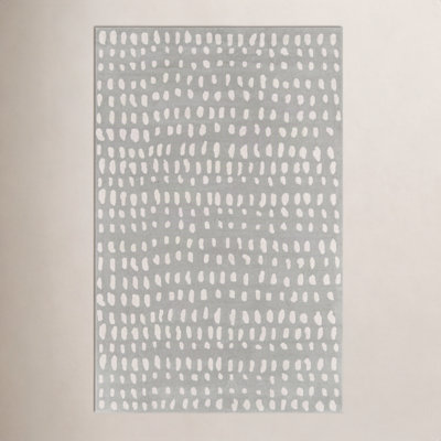 Pacchi Gray Hand-Tufted Abstract Rug