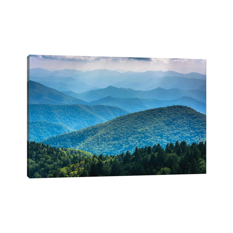 Blue Layers- Gallery-Wrapped Canvas Giclée