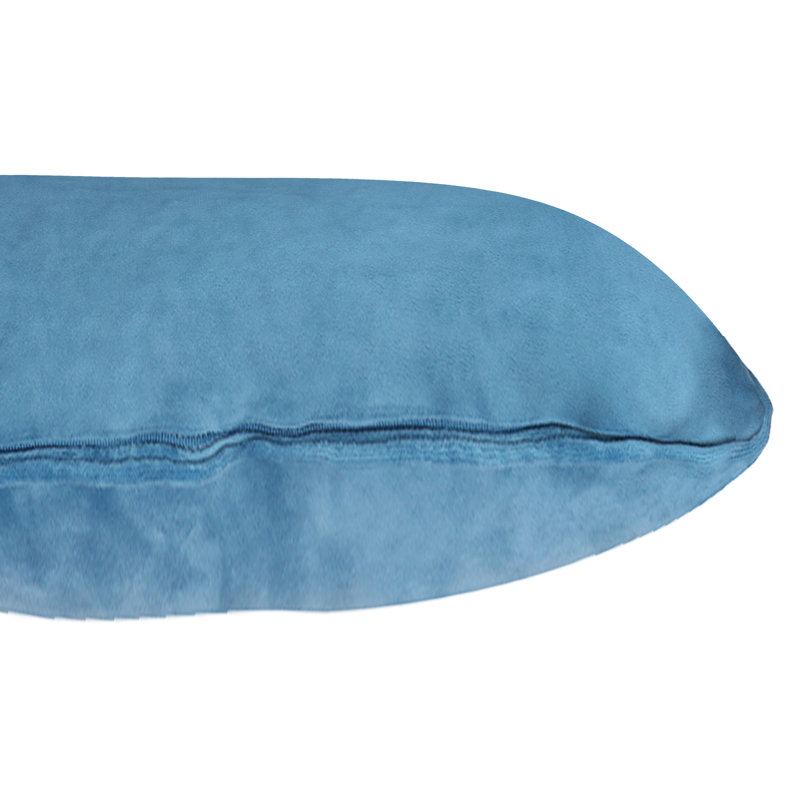 Inserts décoratifs en duvet d'oie en duvet synthétique Alha - hypoallergénique, prêt à l'emploi, ensemble de 2, Bleu marine