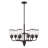 Speedway 6 - Light Steel Chandelier-2116543817