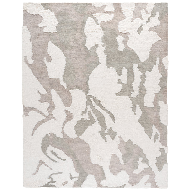 Casablanca Hand Tufted Wool Abstract Indoor Rug, Rectangle 8' x 10'