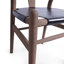 Chaise de salle à manger Mid-Century - siège en cuir PU brun clair / noir, structure en bois de frêne, chaise d'appoint Boho-1333771290