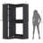 72"-108"Closet System With Drawers And Rods-1181748212