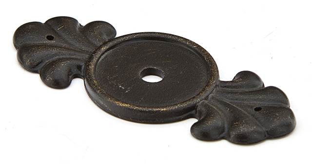 Plaque arrière pour bouton Emtek Tuscany Bronze, Bronze moyen
