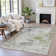 Machine Washable Indoor/Outdoor Xhevrie Linen Rug