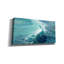 Toile épique Graffiti «Aquamarine Wave» par Silvia Vassileva, 24 po x 12 po
