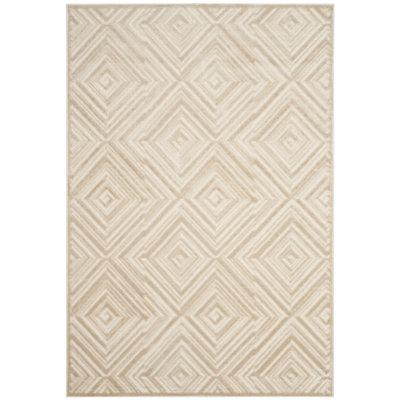 Mckay Geometric Viscose Area Rug
