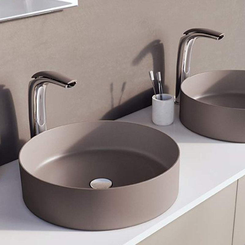 Robinet de lavabo vasque avec bonde Aria, Chrome poli