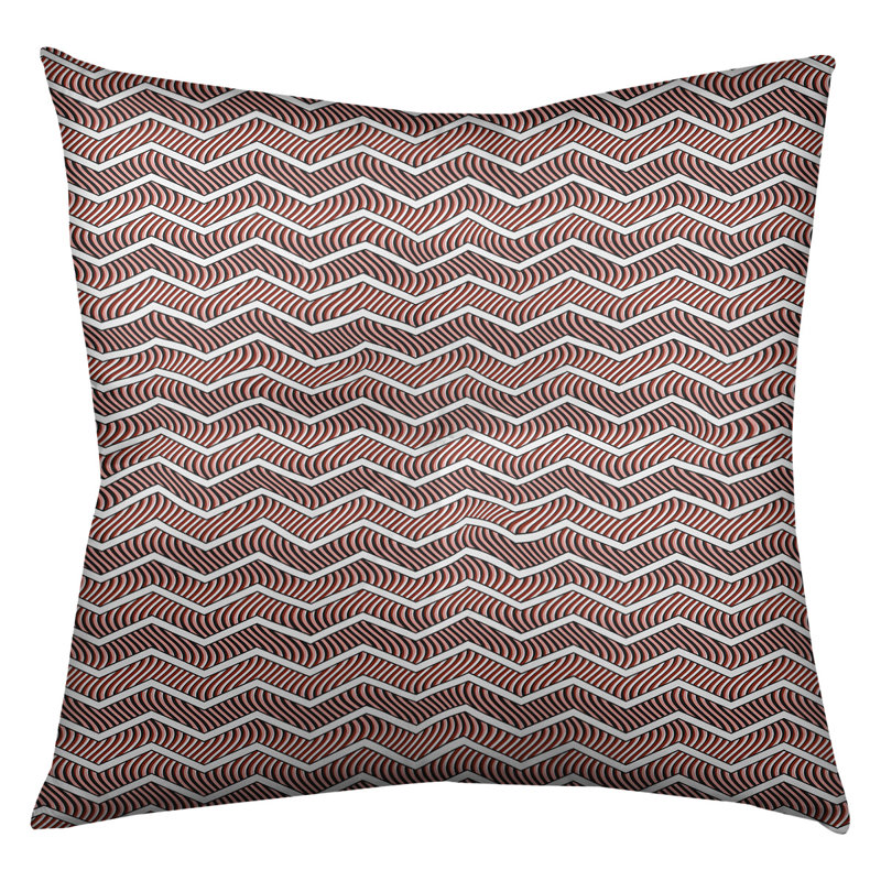Coussin Rhonda, 30 x 30, Rouge