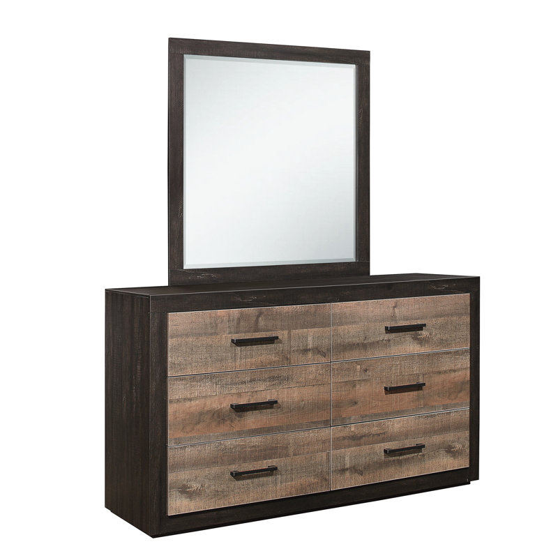 Karelin Engineered Wood Flat Wall Mirror