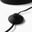 Atlas 65" Modern Black LED Floor Lamp with Unique Resin Shade