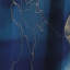 «Blue Art», art abstrait bleu et blanc - rideau occultant à encre liquide - 1 panneaux-918550969