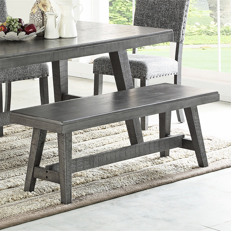 Sturdy Wood Dining Bench
