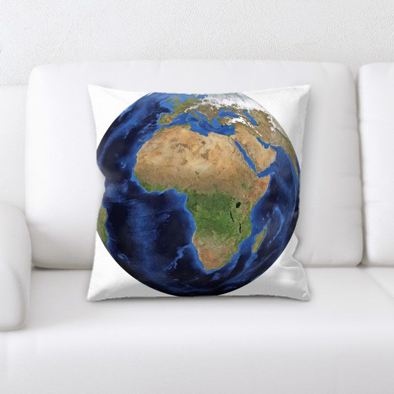Microsuede Throw Pillow