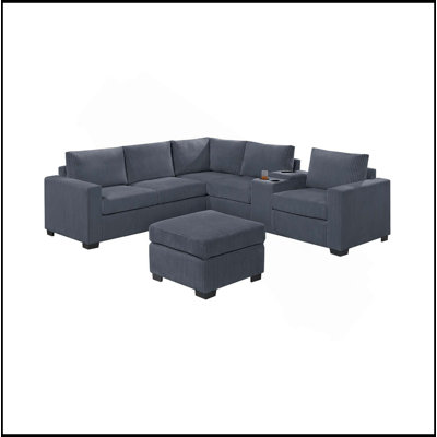 Ensemble de canapé-lit modulaire moderne et fonctionnel Mastroianni