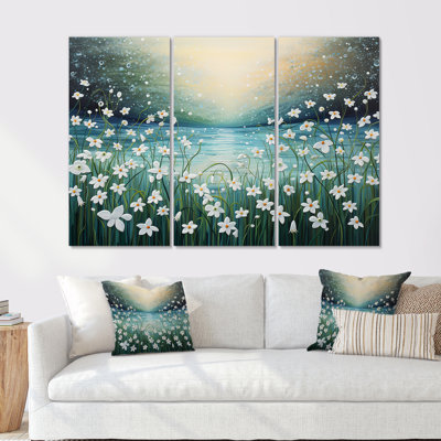 Ensemble de décorations murales Snowdrop Flowers Field In Winter II - Snowdrops