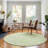 Premium Machine Washable Prisco Aloe Rug-2111084305
