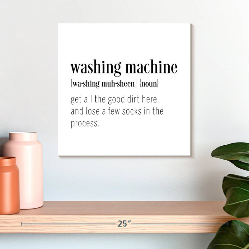 Tergel Washing Machine Definition, 16" H x 16" W