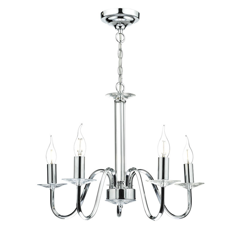 Milla 5 - Light Candle Style LED Chandelier