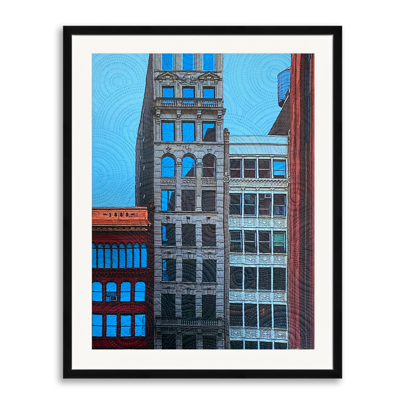 Broadway Print, 30" H x 24" W, Black Framed Paper