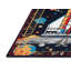Tapis mauve lavable à la machine-543643164