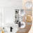 Stylish Bathroom Wall Cabinet With Mirror & 3 Open Shelves – Wall-Mounted Medicine Cabinet For Efficient Bathroom Storage-2028068038