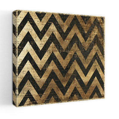 Art Deco II Abstract Geometric Rustic Art