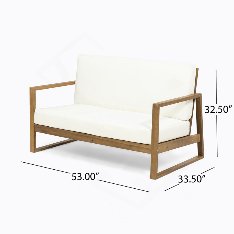 LOVESEAT & COFFEE TABLE
