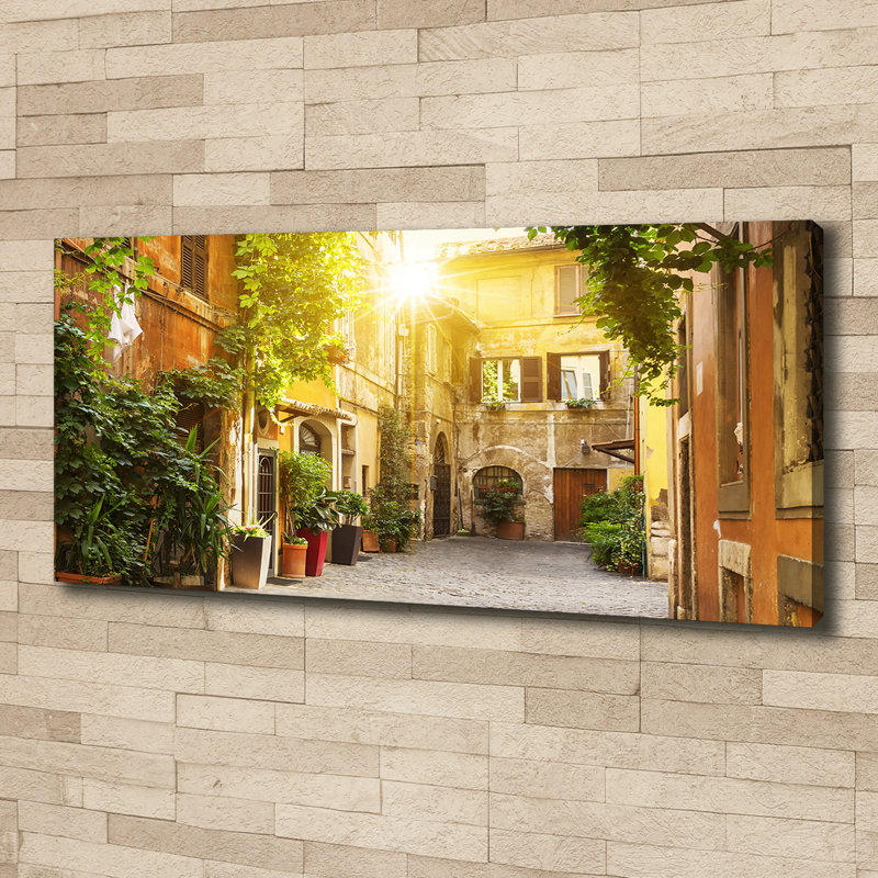 Italian Streets - Wrapped Canvas Print