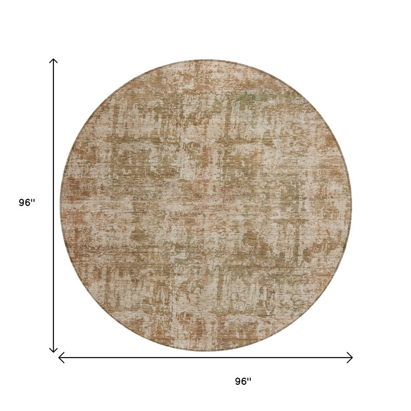 Tapis rond 8 po