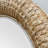 Janie Seagrass Round Wall Mirror
