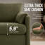 Fauteuil d'appoint surdimensionné en chenille 32,7 po-802451604