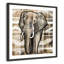 «Aivy Safari Elephant», impression encadrée