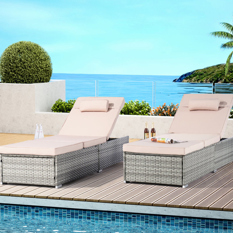 Mobilier d'extérieur avec coussin en fer et tissu imperméable résistant aux intempéries kaki - base rouille