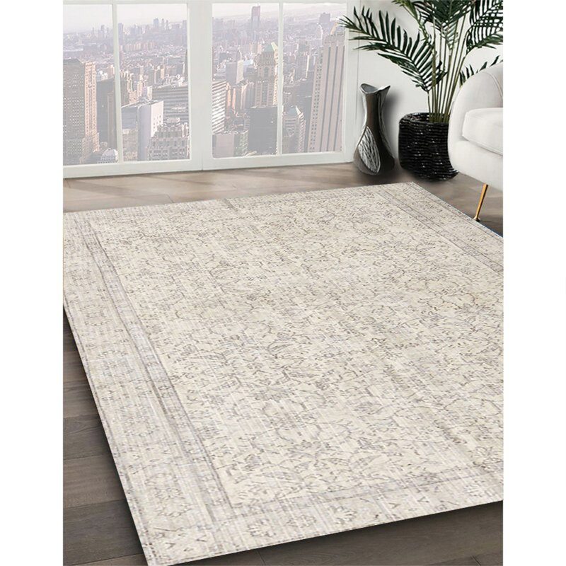 Cithlaly Oriental Indoor Rug, Round 5'