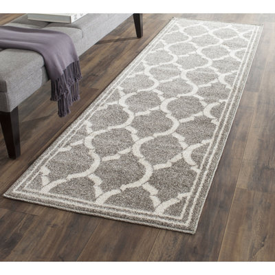 Ammundsen Geometric Dark Gray/Beige Area Rug