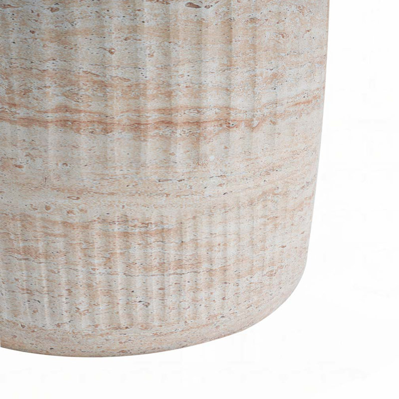 Table d'appoint d'extérieur en béton
