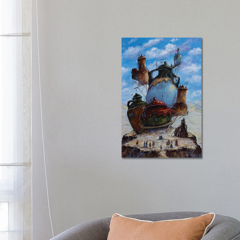 In The City Of Pitchers by Natalia Grinchenko - Gallery-Wrapped Canvas Giclée on Canvas, Wrapped Canvas