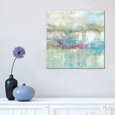 Fresh Abstract II by Jennifer Goldberger - Wrapped Canvas Painting