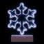Tunnel de Noël DEL à flocon de neige 3D - 7,75 po