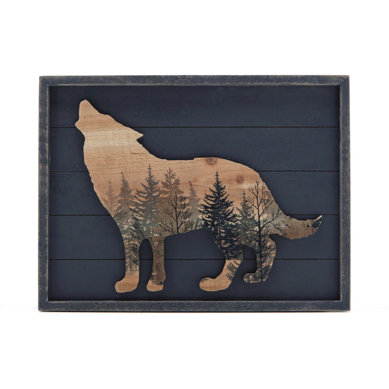 Handmade Rustic Wall Decor, 11.81" H x 15.75" W x 0.81" D